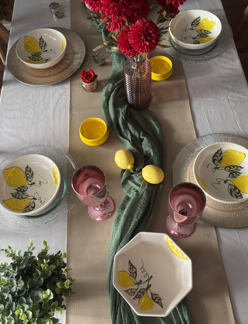 Assiette série LEMONI 🍋