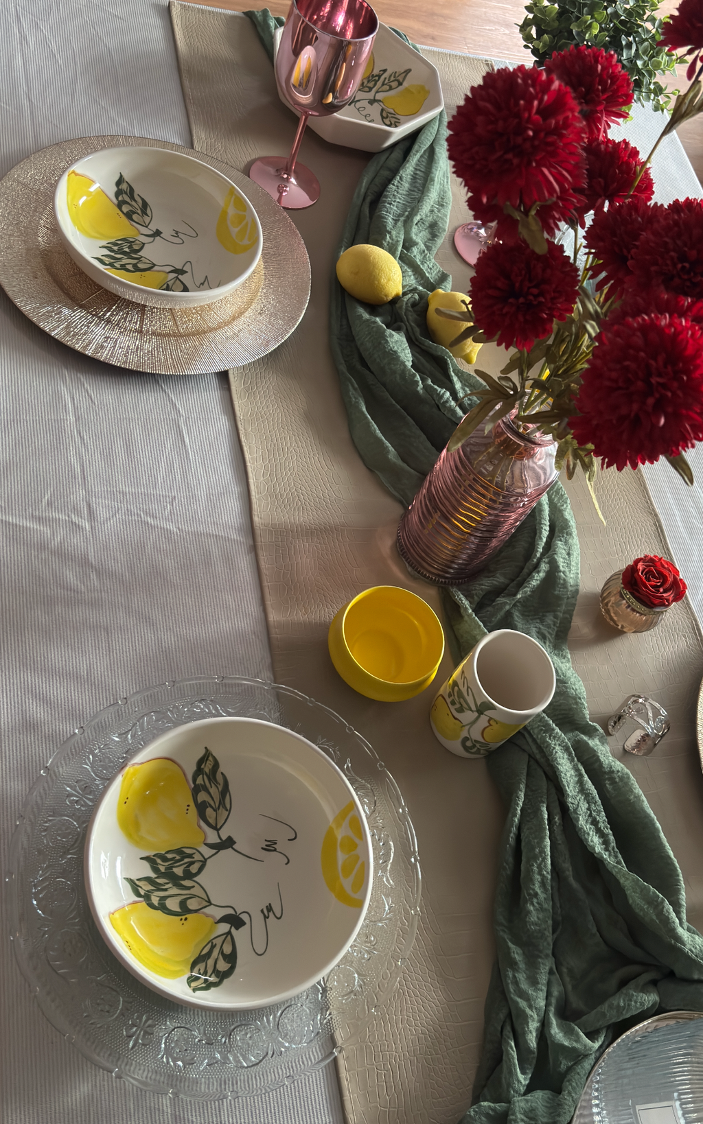 Assiette série LEMONI 🍋