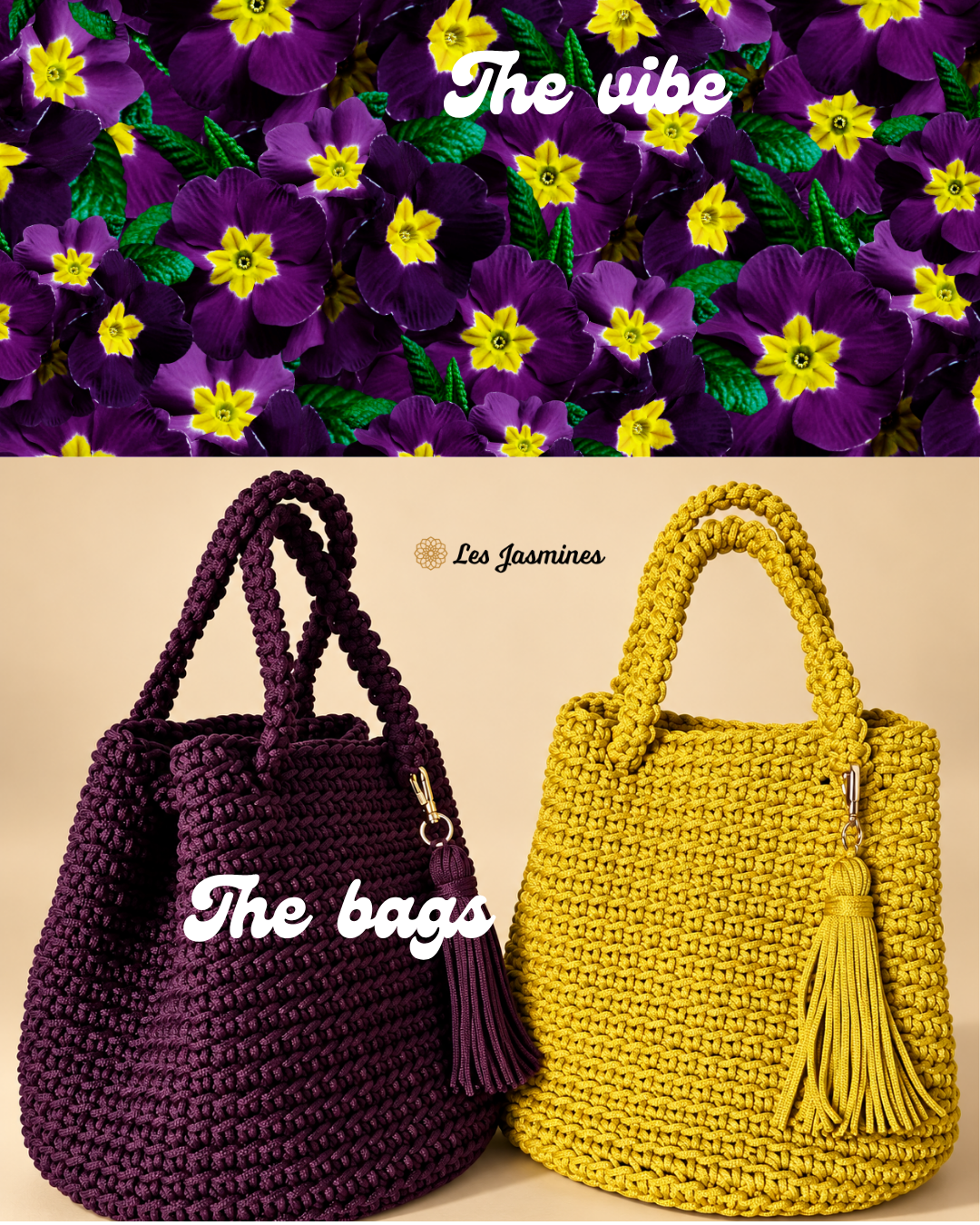 Sac artisanal en crochet SALOUA 🧶 - Précommande