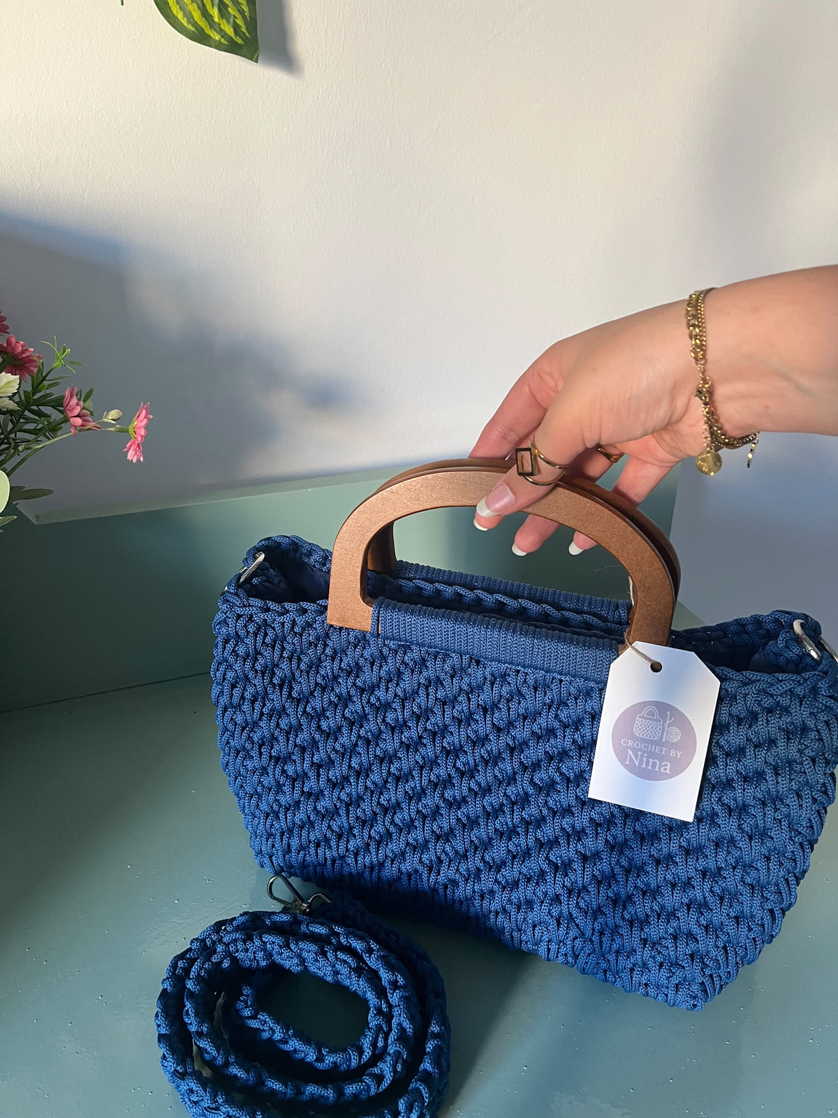 Sac à main artisanal en crochet SONIA - Précommande 🧶