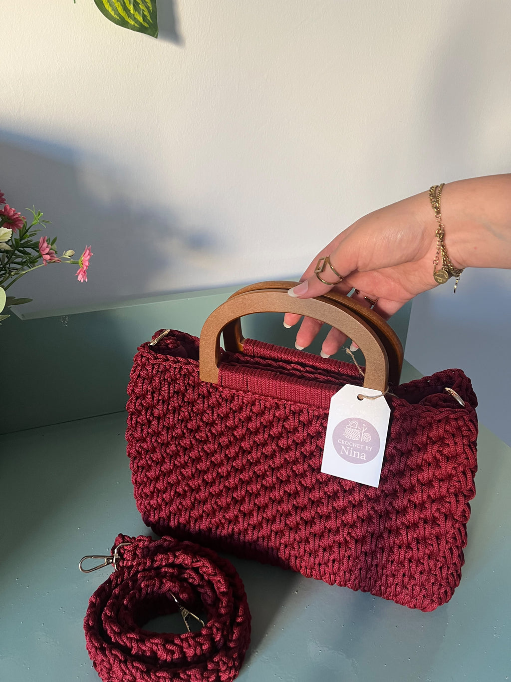 Sac à main artisanal en crochet SONIA - Précommande 🧶