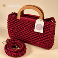 Sac à main artisanal en crochet SONIA - Précommande 🧶