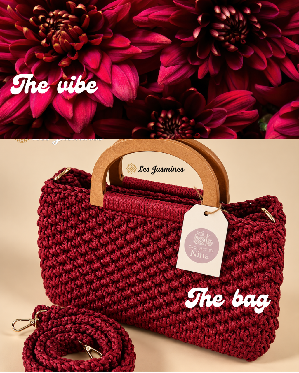 Sac à main artisanal en crochet SONIA - Précommande 🧶