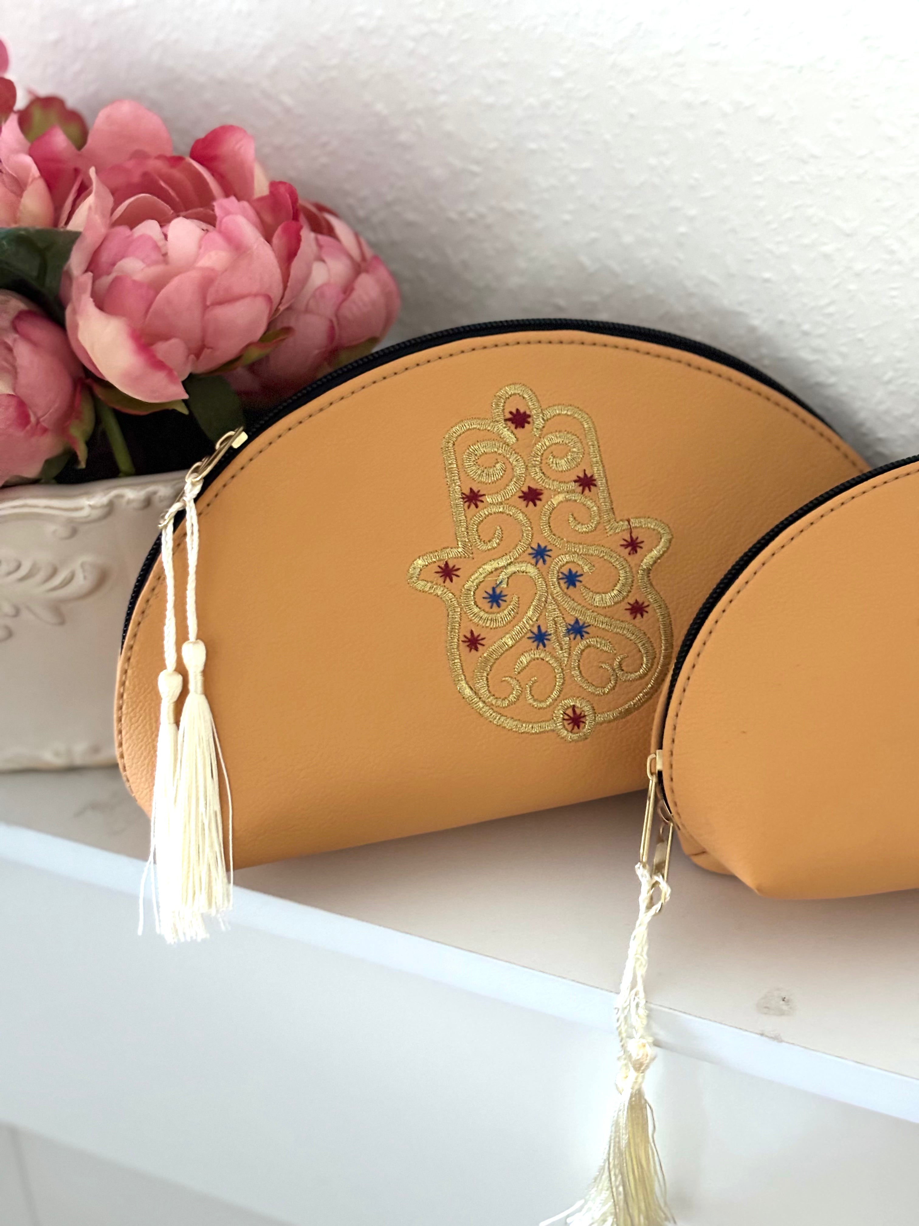 Lot de 3 trousses FATMA (beige)