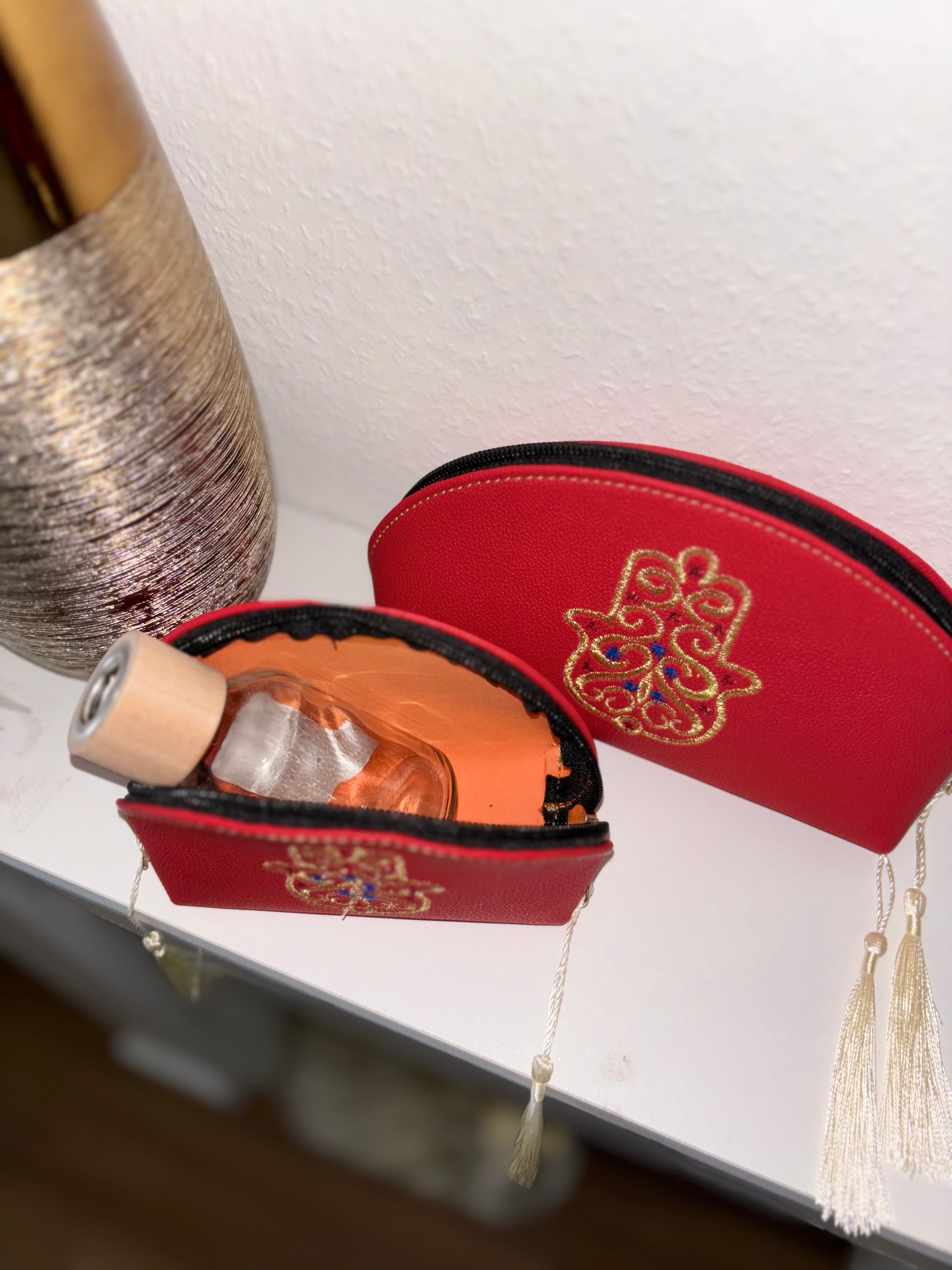 Lot de 3 trousses FATMA (rouge)