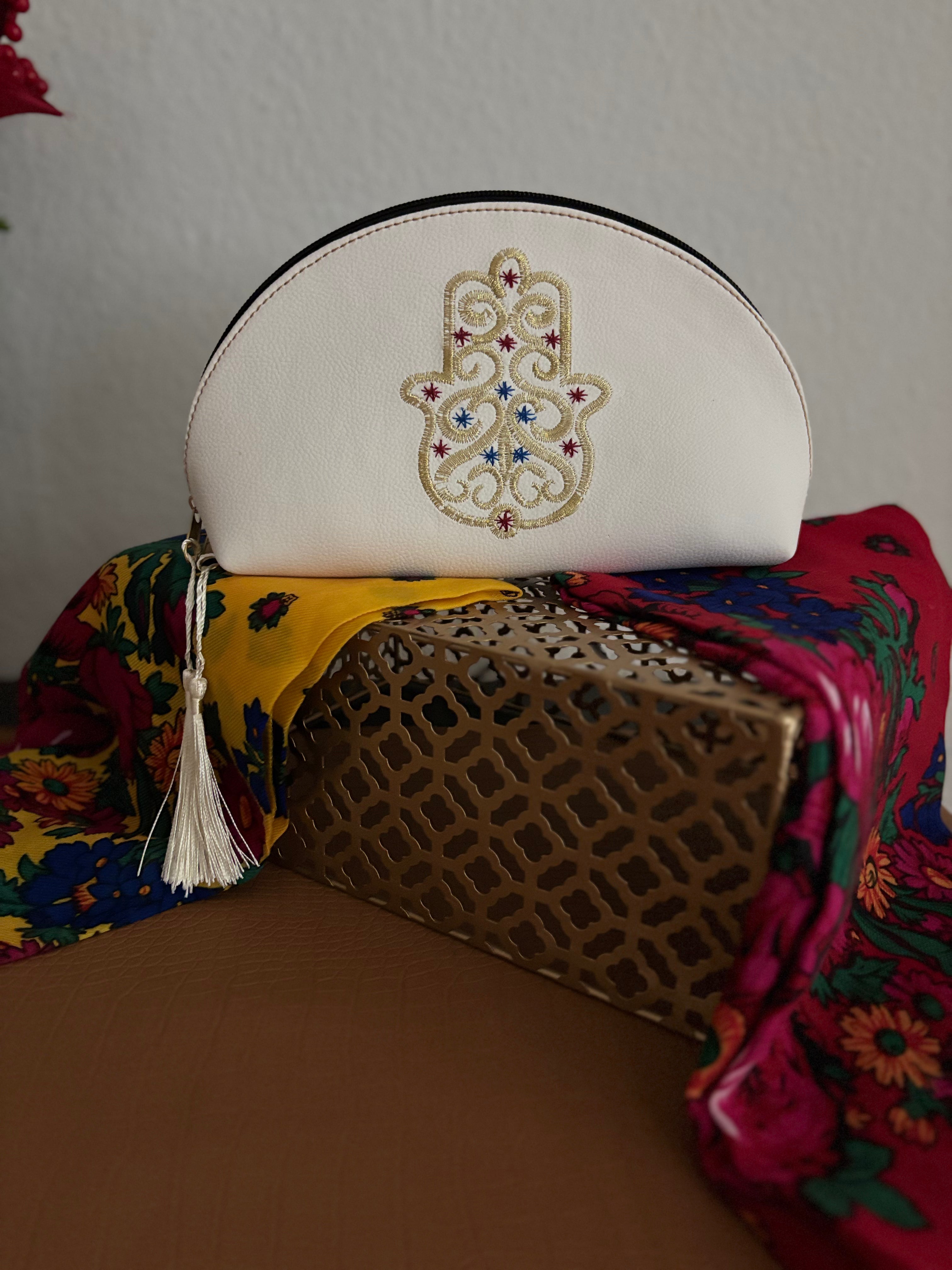 Lot de 3 trousses FATMA (blanc)