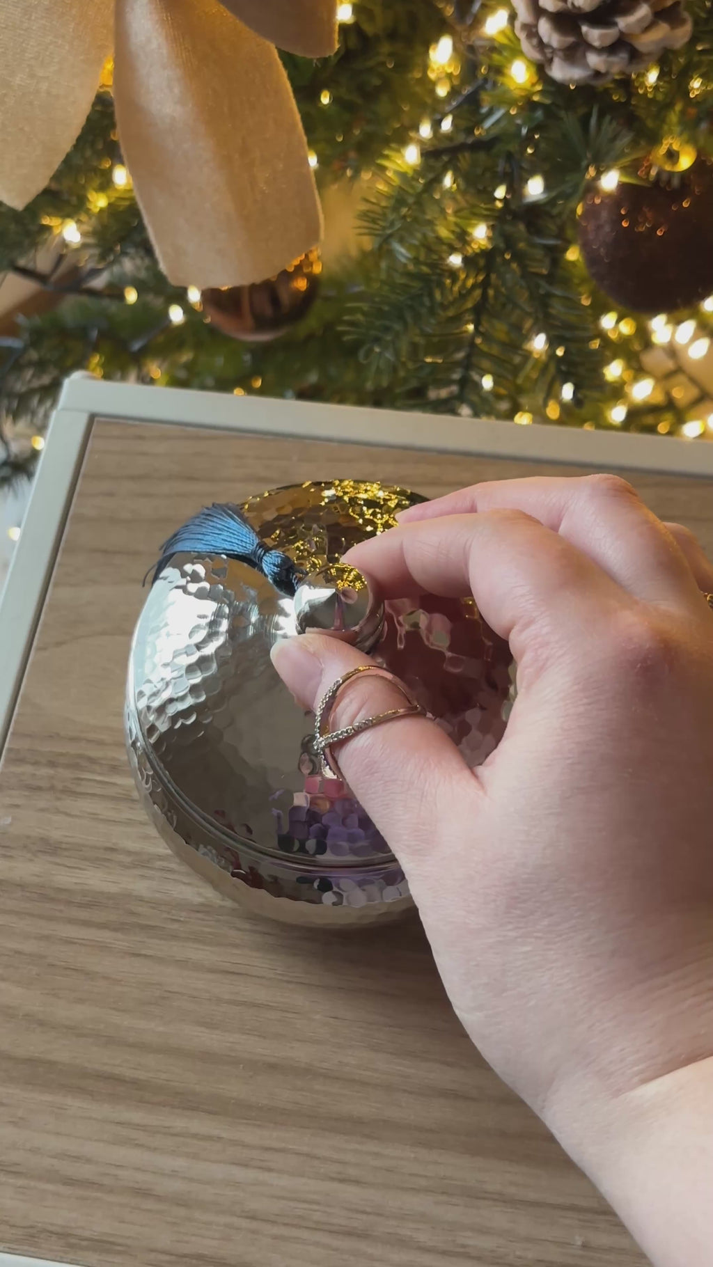 Bonbonnière BAYA (bleu)